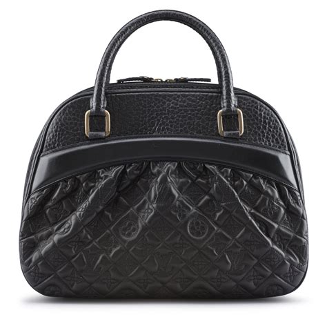 Louis Vuitton Limited Edition Black Monogram Mizi Vienna Bag